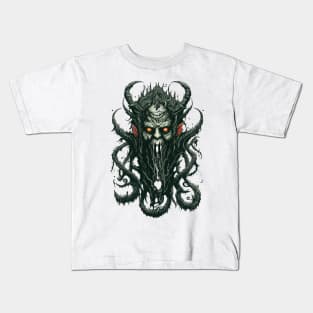 The Great Demon Cthulhu Kids T-Shirt